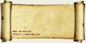 Jasna Jaćimović vizit kartica